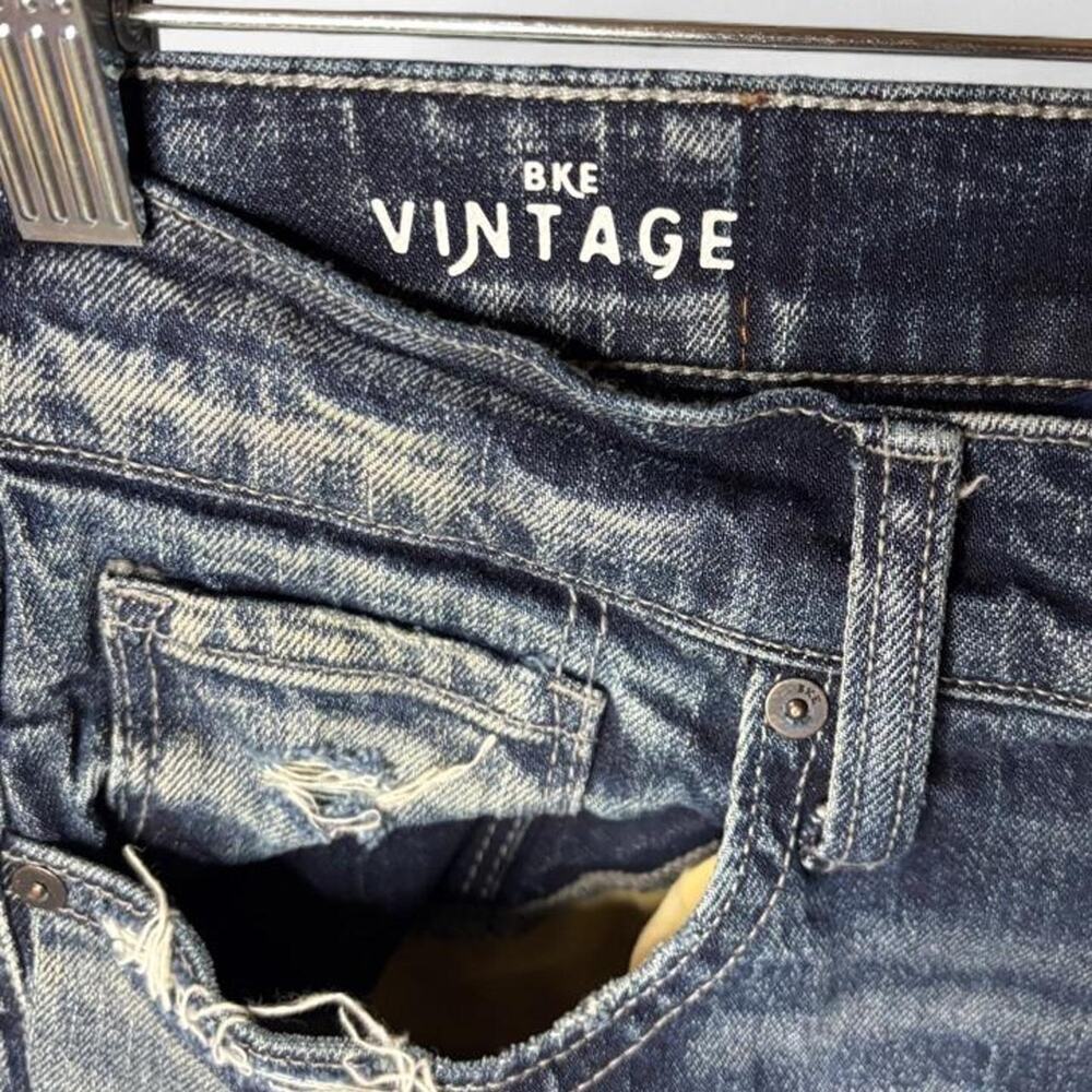 BKE Vintage Aiden Jeans Men’s 28x32 Distressed Light Wash Bootcut Y2K - Picture 3 of 8
